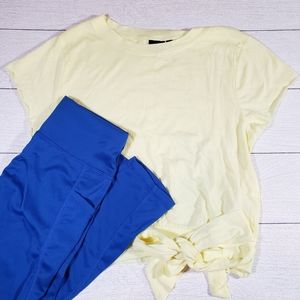 Capri Leggings + Top Athleisure/Activewear Set NEW